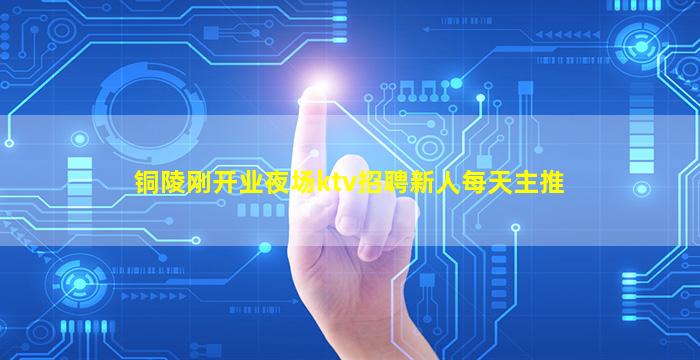 铜陵刚开业夜场ktv招聘新人每天主推